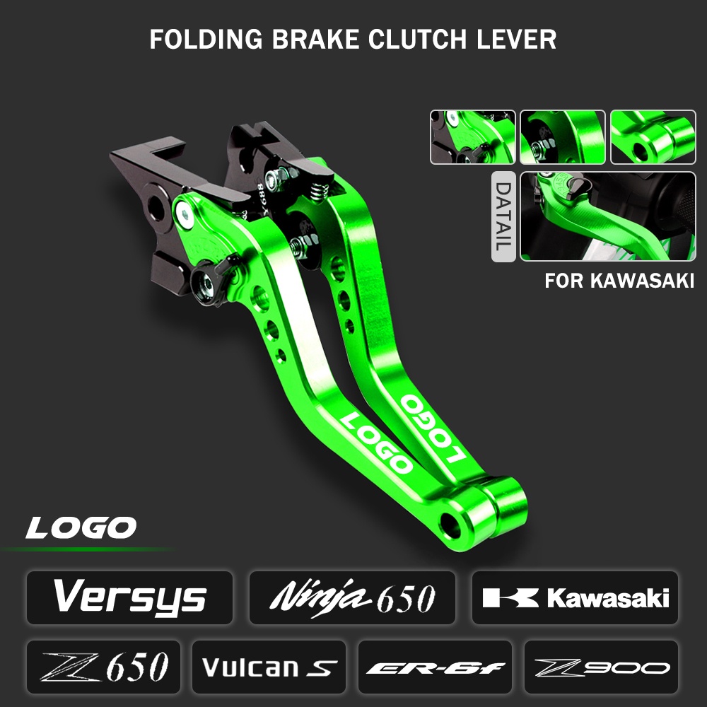 สําหรับ KAWASAKI Z900 Z650 NINJA 650R/ER-6F VERSYS 1000 VULCAN/S 650cc VERSYS 650cc CNC อลูมิเนียมเบ