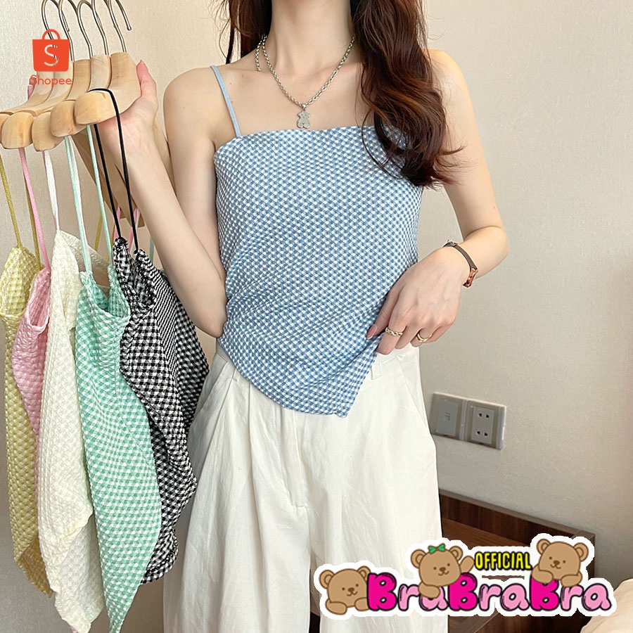 [ส่งจากไทย] 𝑩𝒓𝒂𝑩𝒓𝒂𝑩𝒓𝒂 #f-111 สายเดี่ยว สวมใส่สบาย