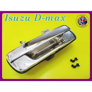 มือเปิดฝาท้ายอันกลาง ชุบโครเมี่ยม  -  Isuzu D-max  ปี 2003-2011 Taill Gate Handle "Chrome"