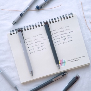 ปากกาเจล Ballsign ID SAKURA หมึกสีวินเทจ blacktone ได้รับรางวัลดีไซน์ เขียนลื่น จับถนัดด้วยด้ามหกเหลี่ยม หัว 0.4 และ 0.5