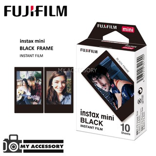 Fujifilm Instax mini film Black frame ฟิล์ม instax mini  กรอบดำ