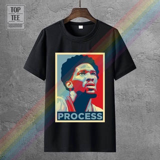 เสื้อยืดแขนสั้น พิมพ์ลาย Trust The Process Joel Embiid 76Ers 3D คุณภาพสูง สําหรับผู้ชาย 363677