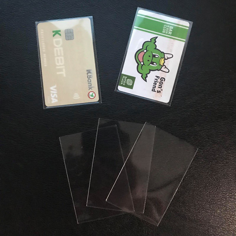 ถุงแก้ว ซองใส OPP  ขนาด 2.25x3.5 นิ้ว ใส่บัตร,รูป,โลโม่การ์ด