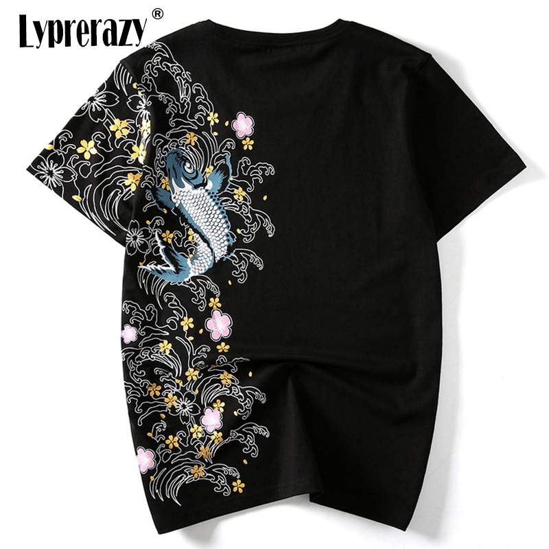 เสื้อยืดพิมพ์ลายสไตล์เกาหลีสำหรับผู้ชาย