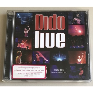วีซีดีคอนเสิร์ต+ซีดีเพลง ของแท้ ลิขสิทธิ์ มือ 2 สภาพดี...ราคา 299 บาท “Dido” คอนเสิร์ต “Dido Live"(2VCD+1CD)