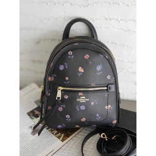 Coach แท้ พร้อมส่ง เป้มินิ วินเทจ | Coach Andi Backpack With Vintage Prairie Print