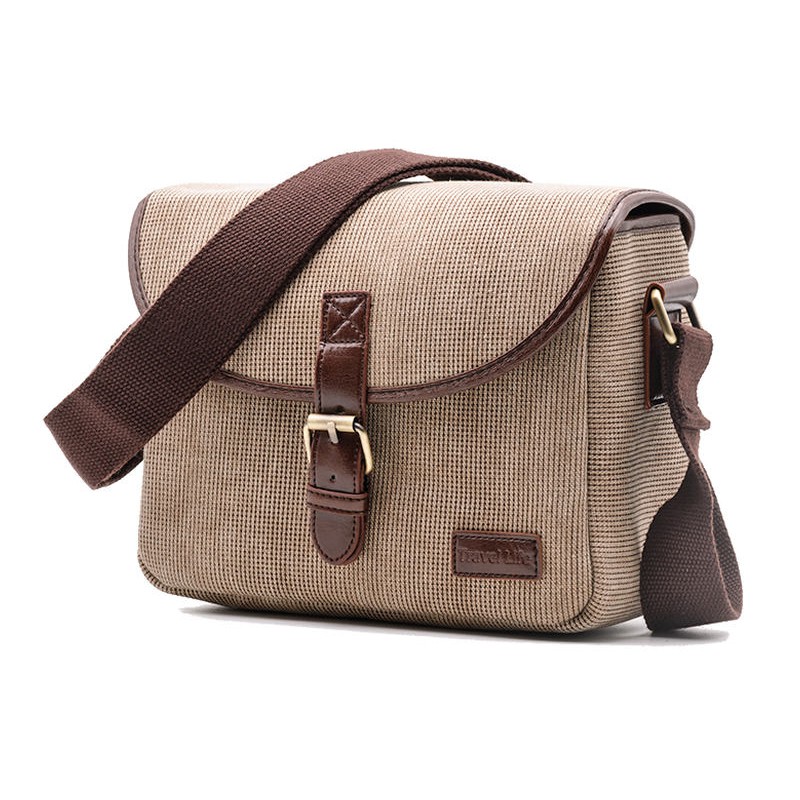 Travel Life Korean Style Canvas Camera Bag กระเป๋ากล้อง แบบสะพายข้าง แนวเกาหลี