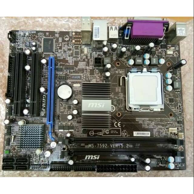 Lga 775 MSI G41 DDR3 ONB VGA เมนบอร์ด