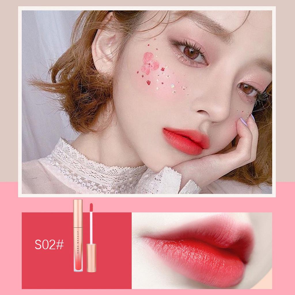 ลิปจิ้มจุ่ม กันน้ำ Lip Gloss ลิปกลอส ลิปสติก จัดส่งในวันเดียวกัน Cheek Matte Tint ไบร์ท ลิป แอนด์ ชิกค์