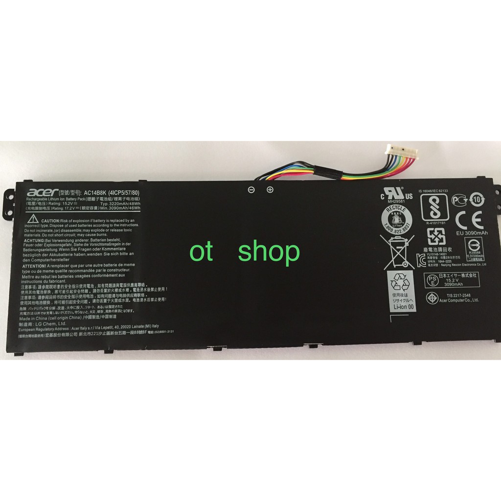แบตเตอรี่ ACER AC14B8K (AC14B3K) BATTERY