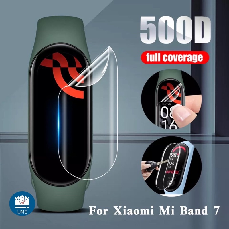 ฟิล์ม ฟิล์มกันรอย Film Mi Band 7 / band7 smart watch TPU FILM miband 7 ฟิล์ม miband 7 TPU สีใส