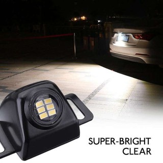 (Universal-ด้านข้างหัวเข็มขัด) 6led LED รถรถยนต์ถอยหลังไฟตัดหมอกกล้องสำรอง Light DC12-18V 6000-6500K-SUPER BRIGHT