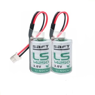 SAFT LS14250 1/2AA TL-5902 14250 LiSOCL2 1200MAh แบตเตอรี่ลิเธียมสำหรับ PLC หลักแบตเตอรี่แห้งพร้อมปลั๊ก