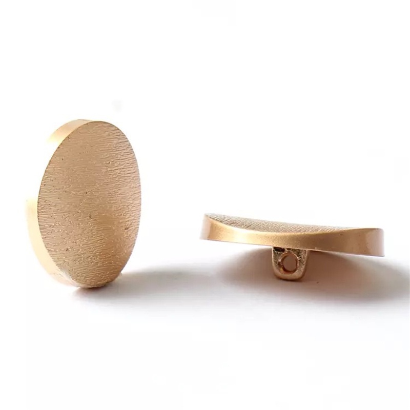 Bfxdg กระดุมโลหะ ผ้าลินิน ทรงกลม สีทอง สีเงิน เรียบง่าย สําหรับเสื้อโค้ท กันลม ถักนิตติ้ง เสื้อสูท 10 ชิ้น ต่อชุด - รูปที่ 4