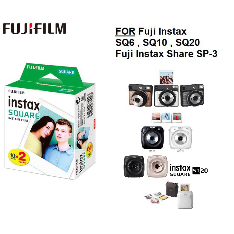 Instax Square Film 10x2 Instant Film ฟิล์มขอบขาว 20 แผ่น รูปที่ 6