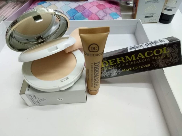 💥พร้อมส่ง💥เช็ทแป้ง+รองพื้นเซ็ทคู่สุดคุ้ม แป้ง 2 ชั้น คุมมันกันเหงื่อ ปกปิดได้ดีเยี่ยม แป้งสุดคุ้มแป้ง CHANEL 2 ชั้น thumbnail 7