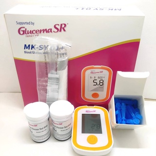 Blood Glucose Monitoring System เครื่องวัดระดับน้ำตาลในเลือด MK-SY 01+ By GlucernaSR