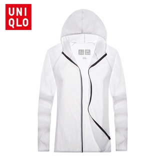 Uniqlo เสื้อแจ็กเก็ตกันลม กันฝน น้ําหนักเบาพิเศษ ระบายอากาศ กันลม สําหรับผู้ชาย ผู้หญิง เดินป่า วิ่ง เล่นกีฬา กลางแจ้ง