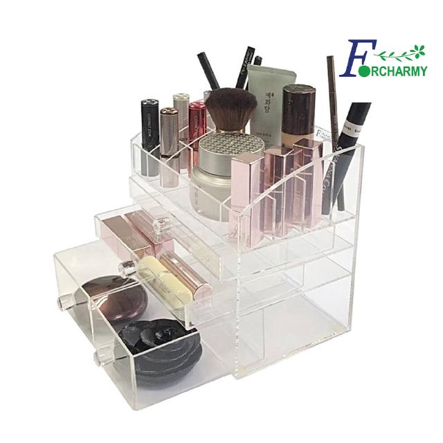 Forcharmy กล่องจัดระเบียบเครื่องสำอาง Cosmetic Box LH อะคริลิคคุณภาพดีเกรด A 100%