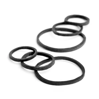 [ขายดี]Goody ยางรัดผม 12670 Womens Ouchless Rubberband (250 ชิ้น) - สีดำ