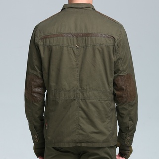 ✪ เสื้อแจ็คเก็ต สไตล์ Field Jacket : ZS Army Green ZS079 ✪