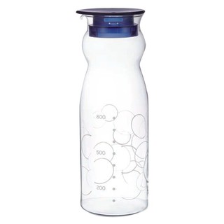 Iwaki KBT2887-BLขวดน้ำพร้อมฝาขนาด 1300 ml. สีน้ำเงิน(ซื้อครบ 399 ส่งฟรี)แบรนด์ญี่ปุ่น เนื้อแก้วใสมาก เบาและคราบไม่เกาะ