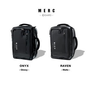 Merc Gears กระเป๋าเดินทาง กระเป๋าเป้ วัสดุกันน้ำ รุ่น Quinn สีดำ