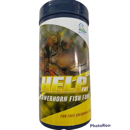 CZ Aqua Help Fry Flower Horn อาหารปลาสําหรับทอดว่ายน้ําฟรี 100g