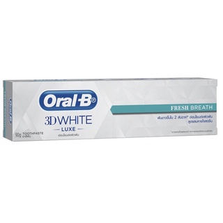 Oral B 3D White Luxe Fresh Breath Toothpaste 90g.ผลิตภัณฑ์ดูแลช่องปาก  ยาสีฟัน