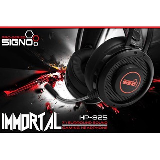 หูฟัง SIGNO PRO-SERIES HP-825 IMMORTAL / HP-833 BAZZLE ระบบเสียง 7.1 Surround Gaming