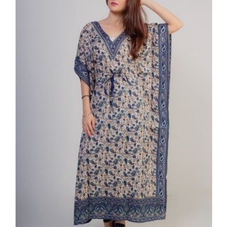 ชุดโบฮีเมียน เสื้อปีกผีเสื้อ เสื้อทรงค้างคาว ชุดสวย ใส่สบาย // Women’s Viscose Kaftan Blouse Bohemian Dress - Butterfly