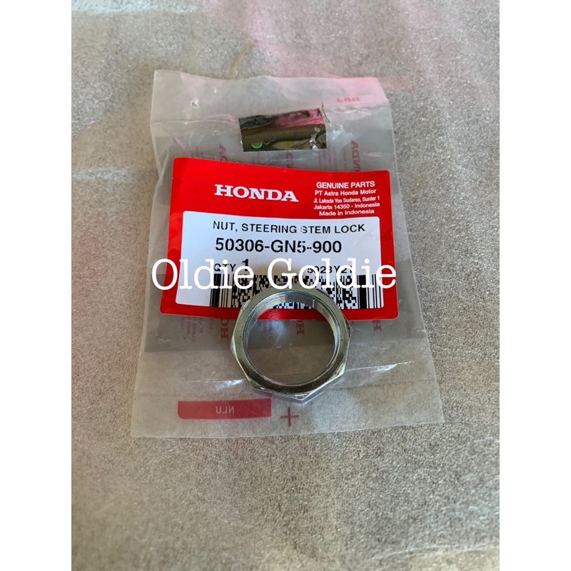 น็อตพวงมาลัยสําหรับ Honda Grand Legenda Supra Kirana Beat Vario ลูกอัตโนมัติทั้งหมด AHM 50306-GN5-90