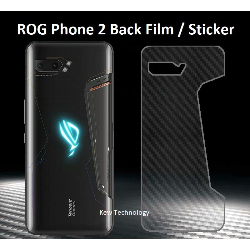 สติกเกอร์ฟิล์ม ติดด้านหลัง สําหรับ Asus ROG Phone 2