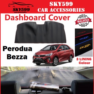 Perodua Bezza 2013-2023 Belakang แผ่นแดชบอร์ด กันลื่น คุณภาพสูง 1 ชิ้น