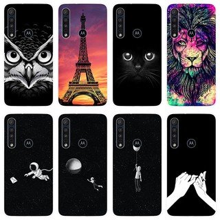 เคสสำหรับ Motorola One Macro Case Silicone Back Cover Soft Casing Motorola One Macro MotorolaOne Macro cartoon TPU เคส