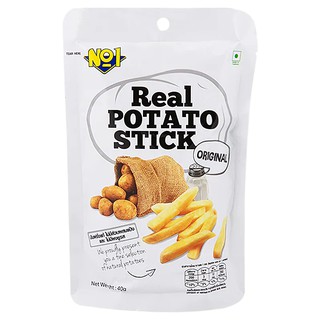 เอ็นโอไอมันฝรั่งชนิดแท่งทอดกรอบโรยเกลือ 40กรัม NOI Potato Stick Crispy Salted 40g.