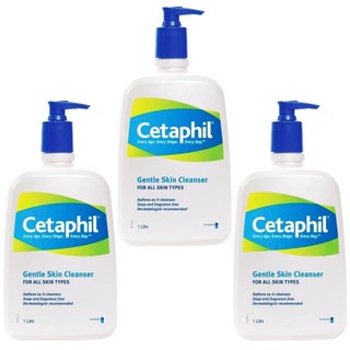 Cetaphil Gentle Skin Cleanser 1,000 ml x 3ขวด