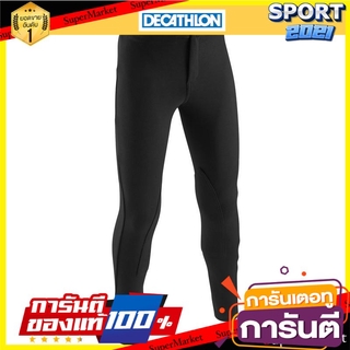 กางเกงขี่ม้าสำหรับเด็กรุ่น 100 (สีดำ) Childrens horse riding breeches model 100 - black