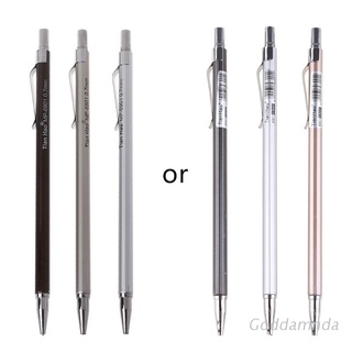 GODD  3Pcs 0.7mm Automatic Pencil Office &amp;School Metal Pens Supplies Mechanical Pencil