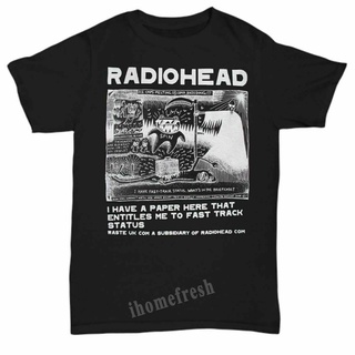 ใหม่ เสื้อยืดลําลอง แขนสั้น พิมพ์ลาย Neu Radiohead North America Tour แฟชั่นสําหรับผู้ชาย ไซซ์ XS-3XL