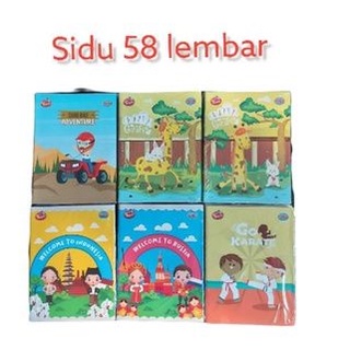 Buku Tulis Sidu 58 Lembar 1pak isi 10 buku