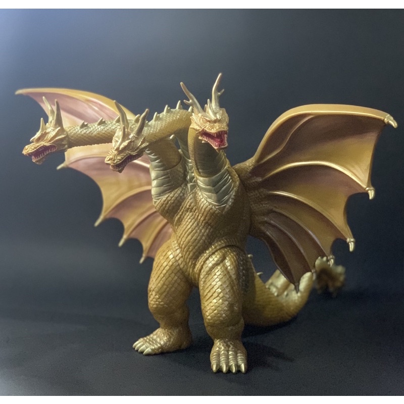 Grand King Ghidorah 1998 Bandai Rare Soft Vinyl Sofubi Action Figure Softvinyl Godzilla Gojira GMK X