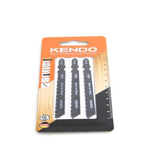 KENDO 46000401 ใบเลื่อยจิ๊กซอตัดไม้ T111C (3 ชิ้น/แพ็ค) KENDO 46000401 Jigsaw Blades T111C (3 pcs / pack)