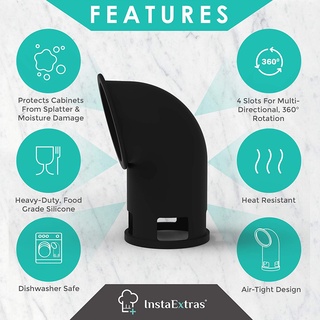 Silicone Steam Release Diverter Accessory -Choose between 2 Models for Instant Pot Duo Nova Smart or LUX Evo Ninja Foodi