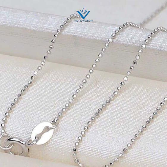 Van Jewelry V10291 สร้อยเงินโซ่บางสวย