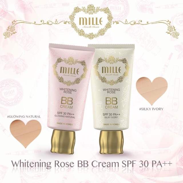 Mille Whitening Rose BB Cream