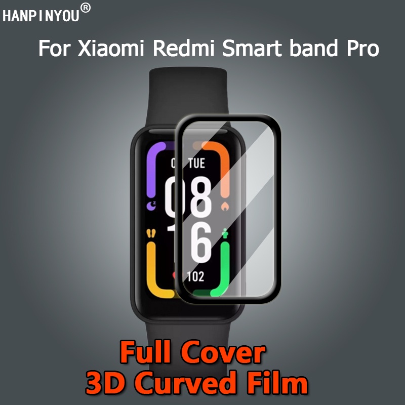 สําหรับ Redmi Smart Band 2 Pro Mi SmartBand 4C ใส เต็มรูปแบบ 3D โค้ง นิ่ม ฟิล์ม PMMA ป้องกันหน้าจอ - ไม่ใช่กระจกนิรภัย