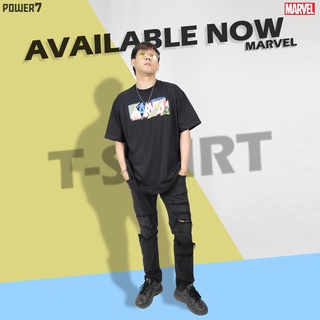 Power 7 Shop เสื้อยืดการ์ตูน มาร์เวล ลิขสิทธ์แท้ MARVEL COMICS  T-SHIRTS (MVX-017)