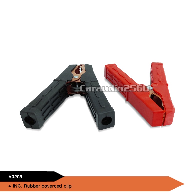 caraudio2560 ปากคีบแบตเตอรี่แบบพลาสติกดำแดง(1คู่)ราคาถูกมาก - รูปที่ 3