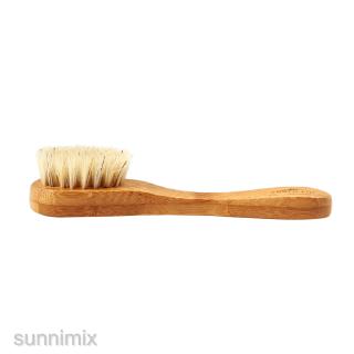 Men Women Wood Cleansing Exfoliating Face Brush Dry Skin Cleaning Scrubber